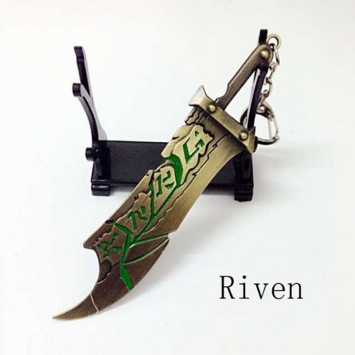 Riven Sword Weapon Keychain